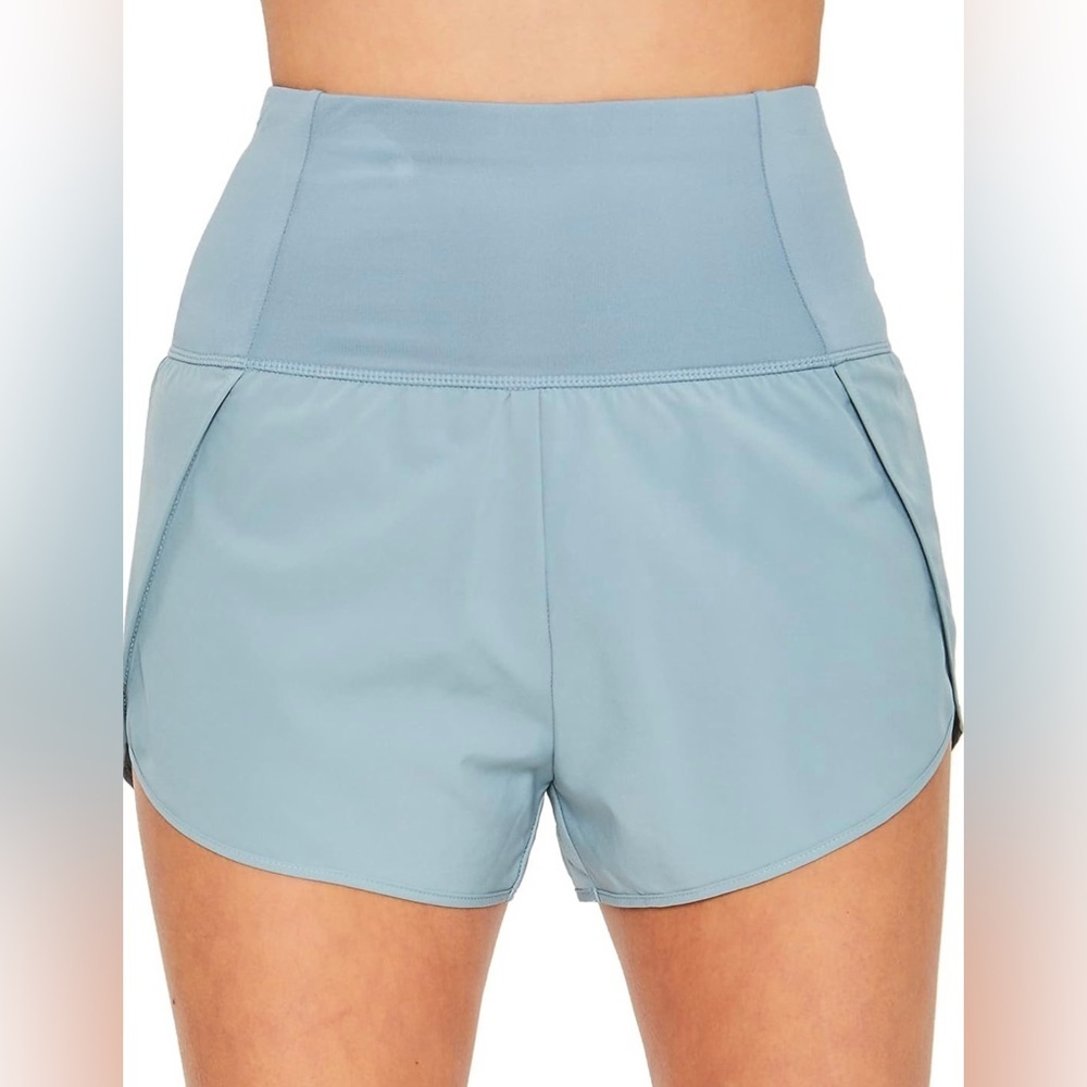 Love Tree Blue High Waisted Running Athletic Shorts NWT M